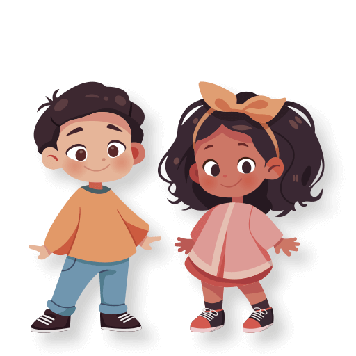 Kinder Illustration für Kleidermarkt